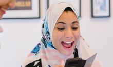 Women with mobile