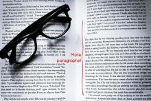 Writing on a page